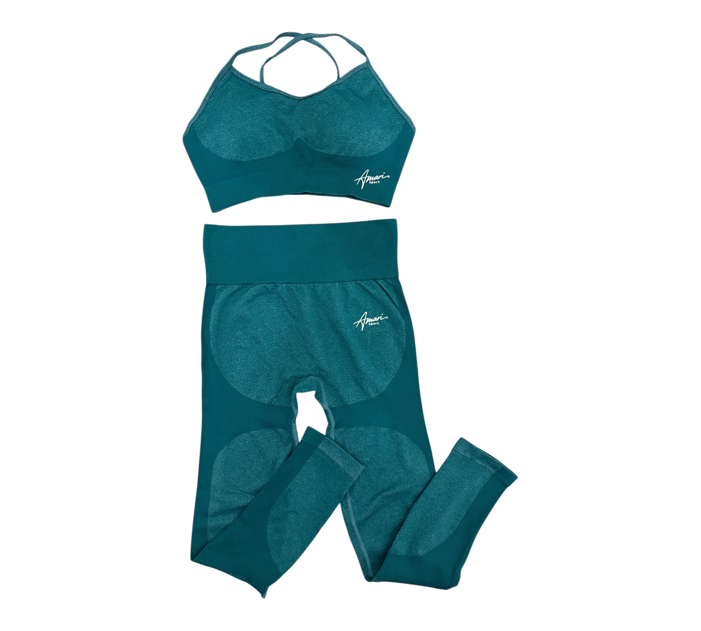 High-Waist Leggings & Bra Set