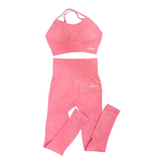 High-Waist Leggings & Bra Set