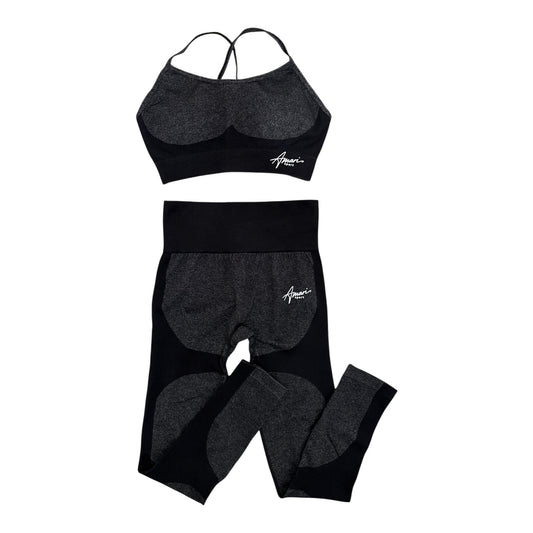 High-Waist Leggings & Bra Set