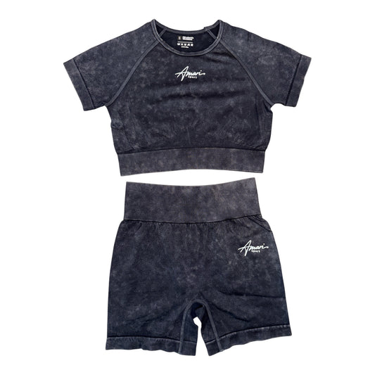 High-Waist Short Set